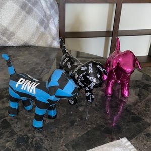 Rare Pink Nation Stuffed Dogs